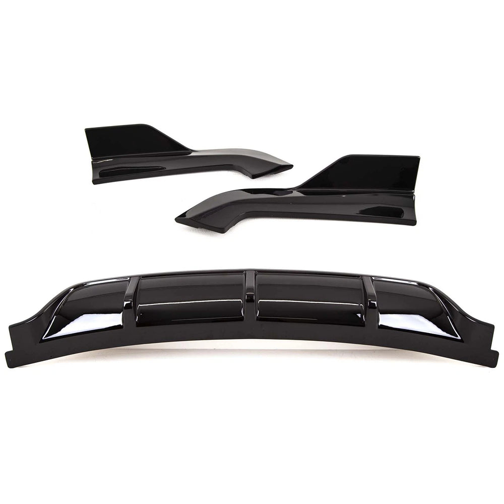 BMW X5 F15 gloss black front splitter rear diffuser side skirts spoiler