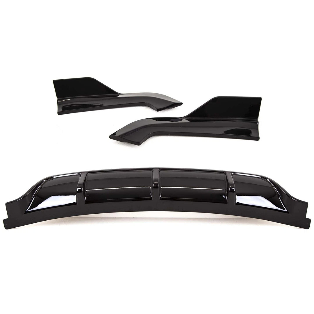 BMW X5 F15 gloss black front splitter rear diffuser side skirts spoiler