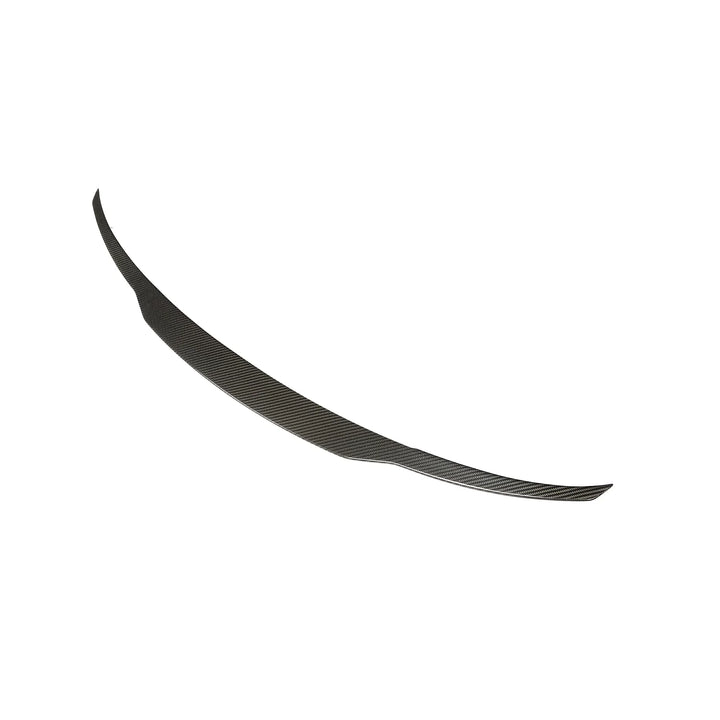 Dry carbon fibre middle spoiler V1 for BMW X5 showing weave