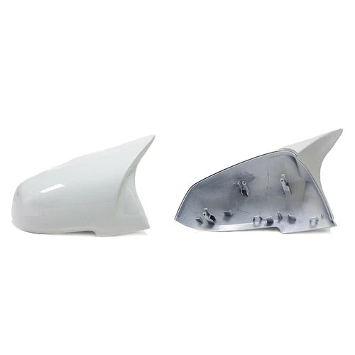 Alpine White mirror cover for BMW F30 close-up