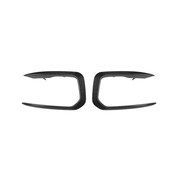 Genuine carbon fibre front bumper vent replacements for BMW 1 Series F20 F21 LCI