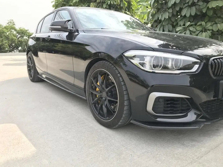 BMW 1 Series F21 LCI side skirt installed alternate shot