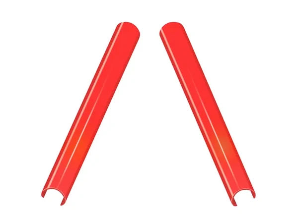 BMW F-Chassis grille strut brace covers red