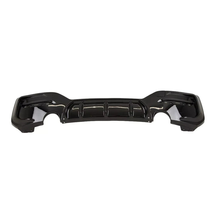 BMW F20 F21 LCI 1 Series M Sport gloss black rear diffuser V1 dual exhaust
