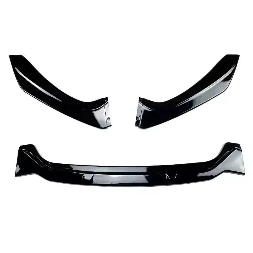 Gloss black front splitter for BMW F20 F21 LCI M Sport bumper