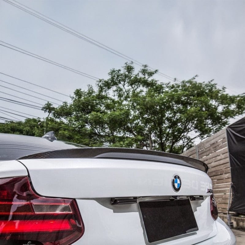 BMW 2 Series F22 V2 carbon fibre rear boot spoiler