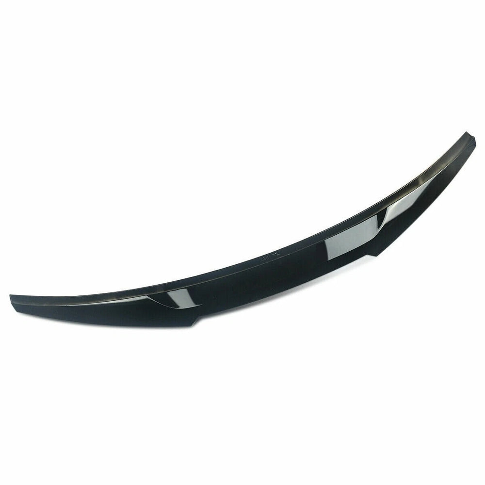 BMW F22 gloss black body kit V1 rear boot spoiler detail
