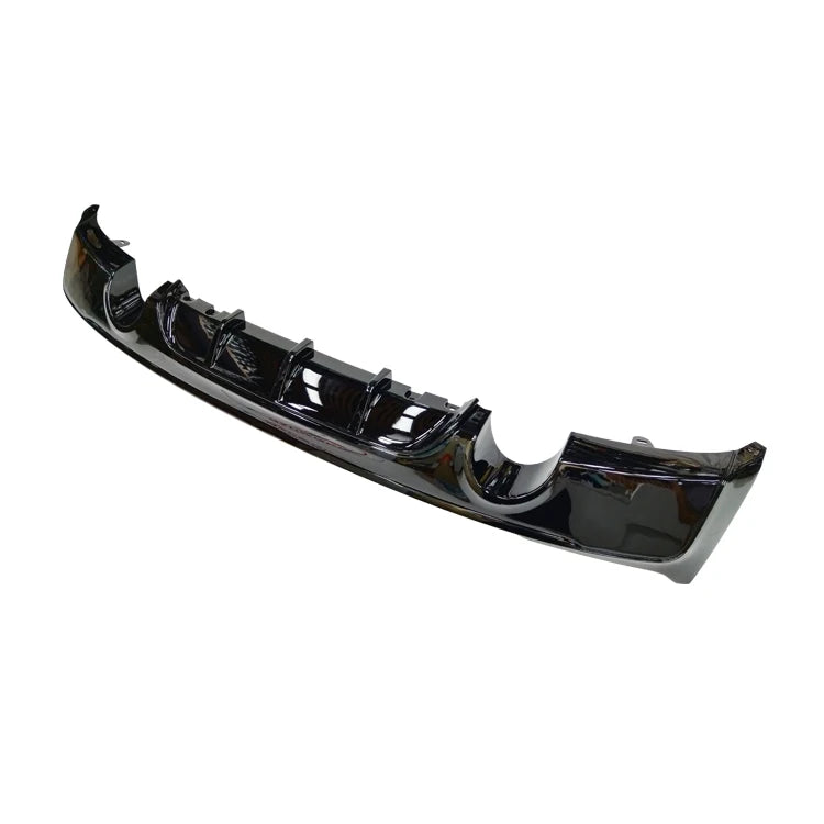 BMW F22 F23 2 Series M Sport gloss black rear diffuser dual exhaust angle shot