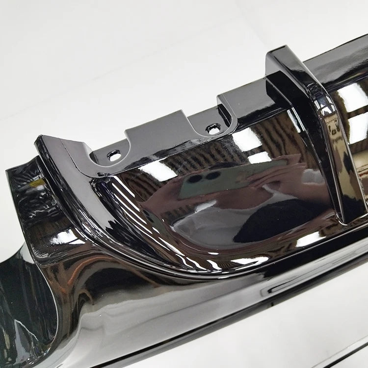 Gloss black ABS rear diffuser for BMW 2 Series F22/F23 close-up