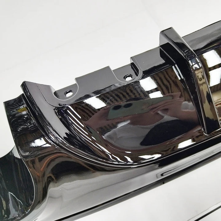 Gloss black ABS rear diffuser for BMW 2 Series F22/F23 close-up