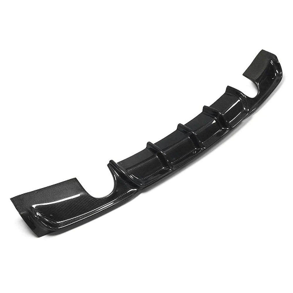 Genuine carbon fibre rear diffuser V2 for BMW 3 Series F30 F31, twin exhaust