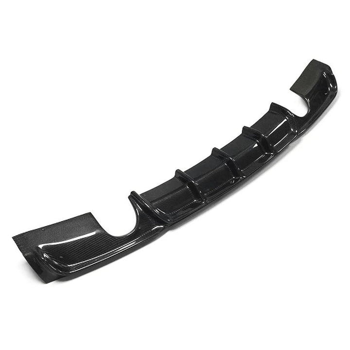 Genuine carbon fibre rear diffuser V2 for BMW 3 Series F30 F31, twin exhaust