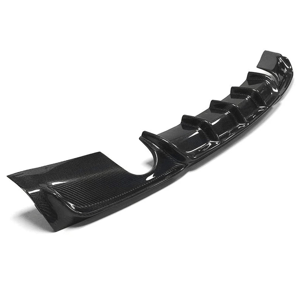 BMW F30 M Sport rear bumper carbon fibre detail V2