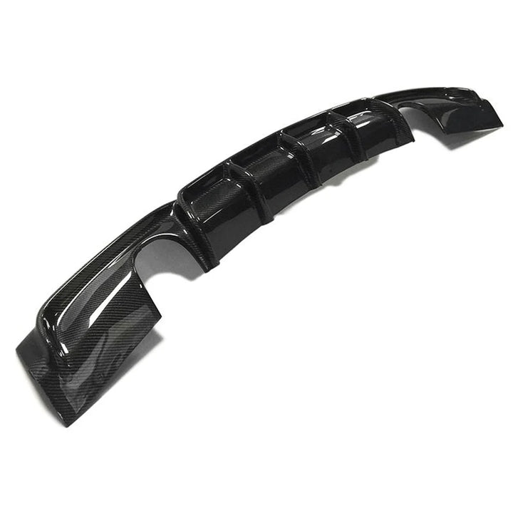 BMW 3 Series F30 F31 M Sport carbon fibre rear diffuser V2 twin exhaust