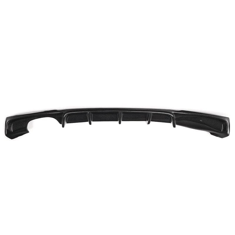 Genuine carbon fibre rear diffuser V1 for BMW 3 Series F30 F31, twin left exit