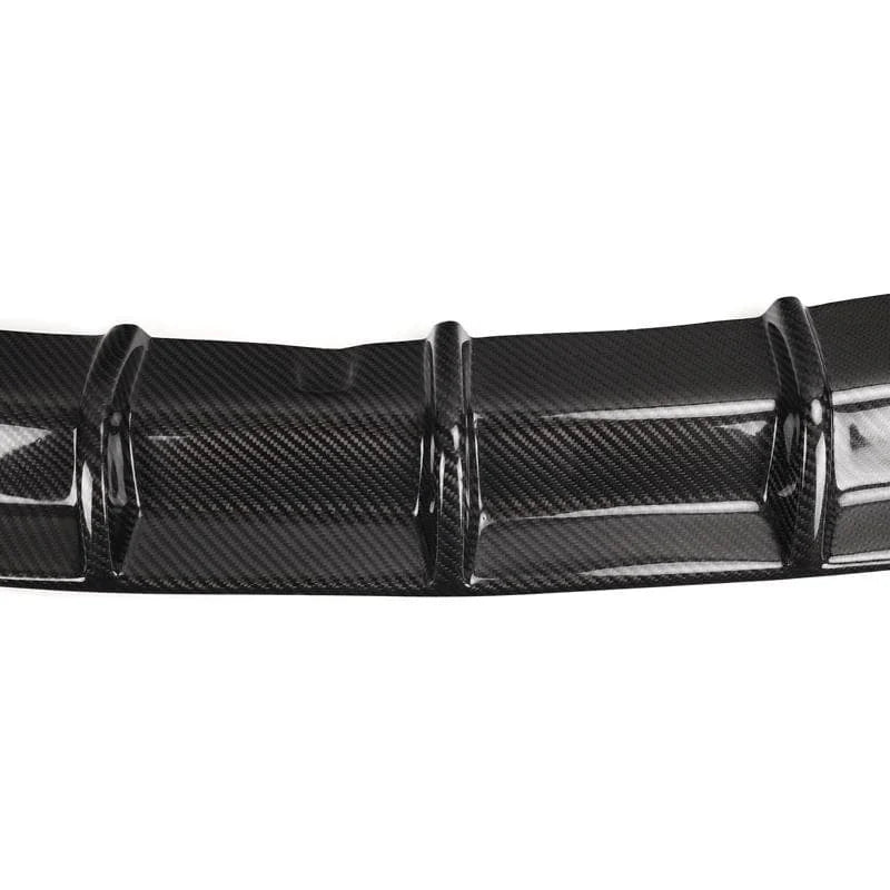BMW F30 M Sport rear bumper carbon fibre detail