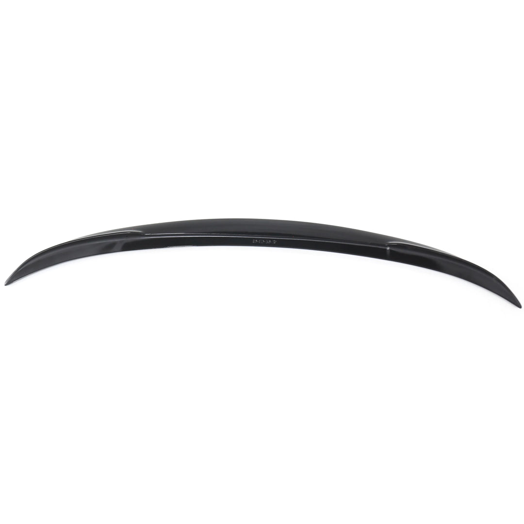 Gloss black ABS lip spoiler for BMW F30 M Sport — side profile