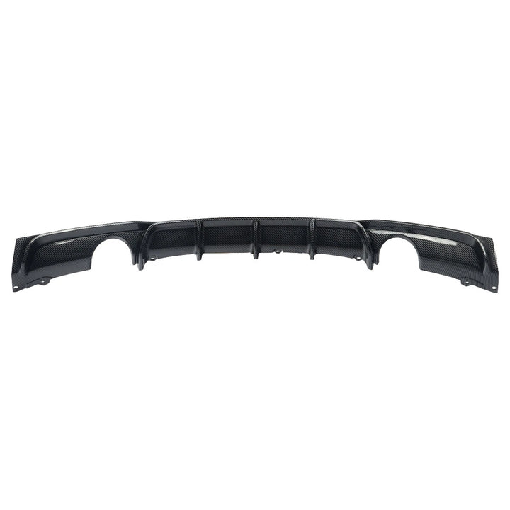 BMW F30 F31 3 Series carbon fibre look rear diffuser dual exhaust