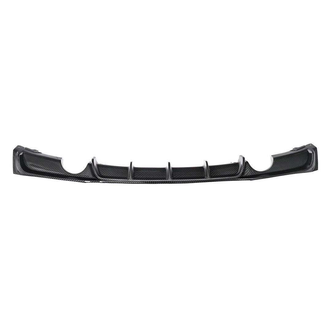 BMW F30 F31 3 Series carbon fibre look rear diffuser dual exhaust alternate shot