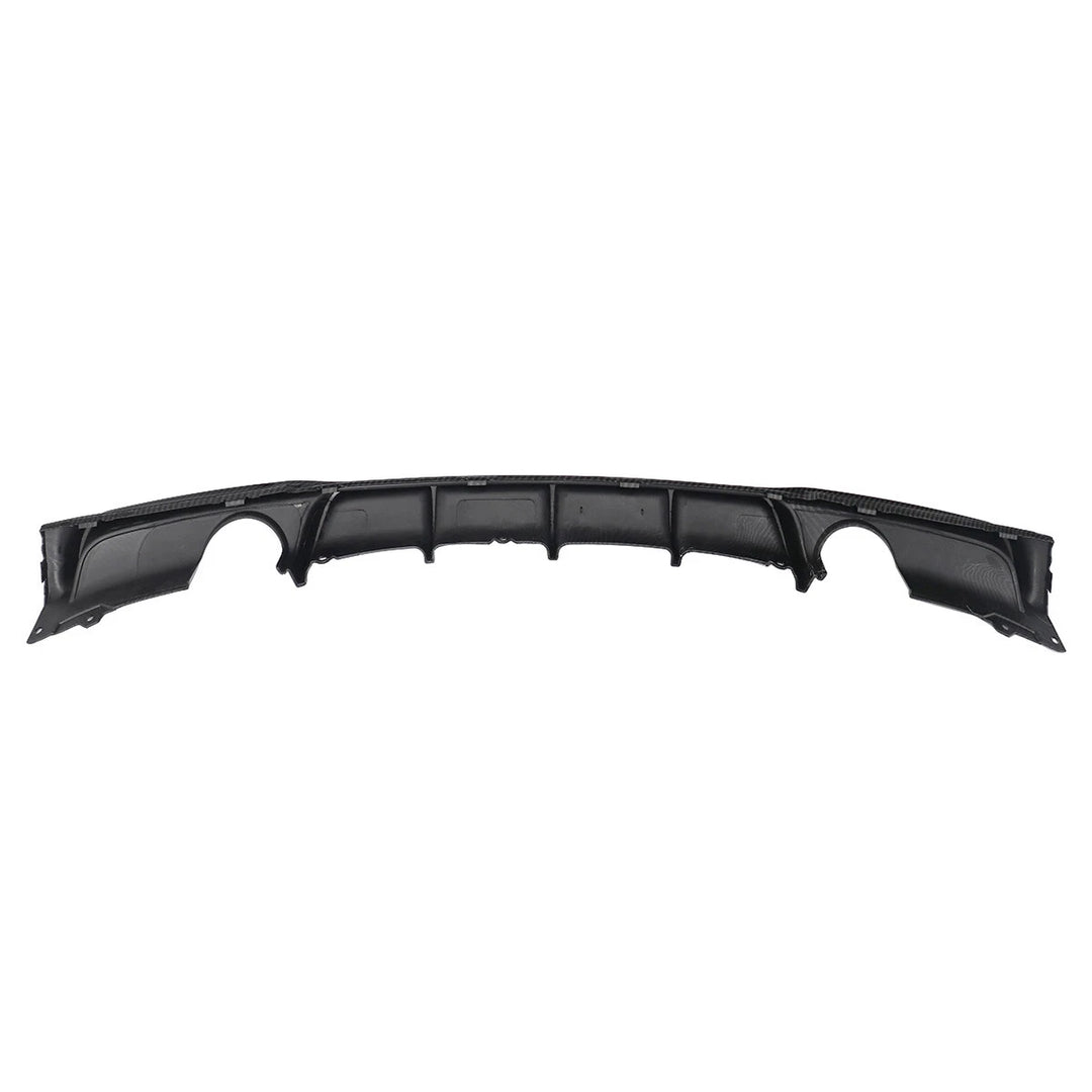 Carbon fibre look rear diffuser for BMW 3 Series F30 F31 dual exhaust