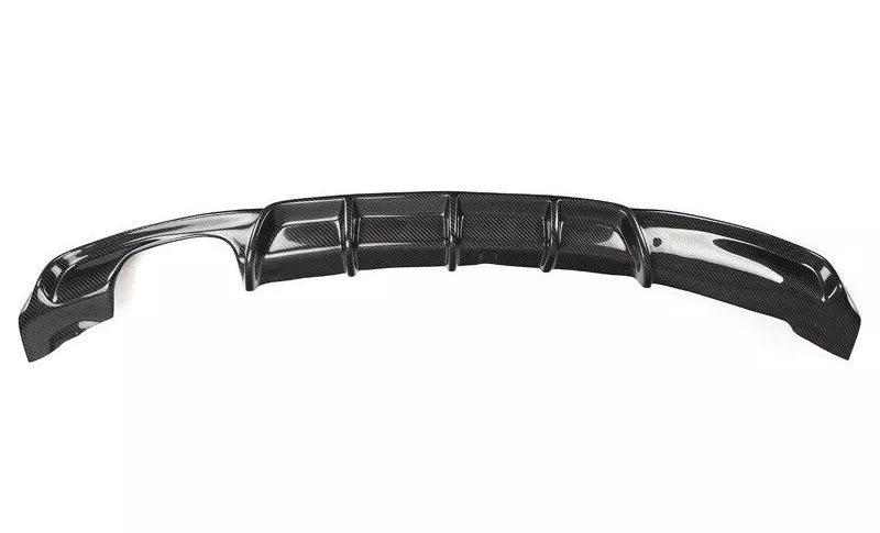 BMW F30 F31 3 Series carbon fibre look rear diffuser dual left exit