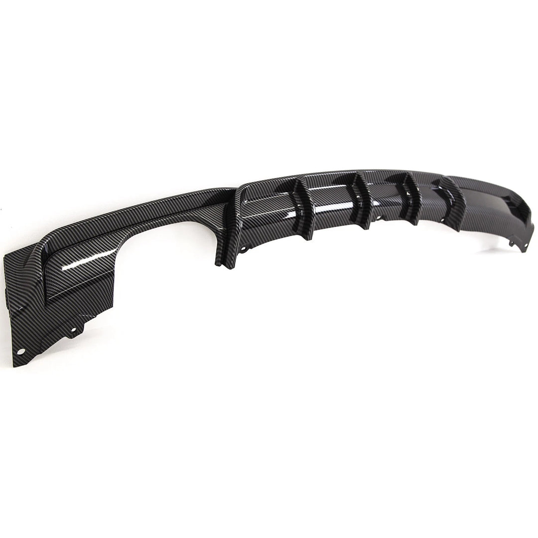 Carbon fibre look rear diffuser for BMW 3 Series F30 F31