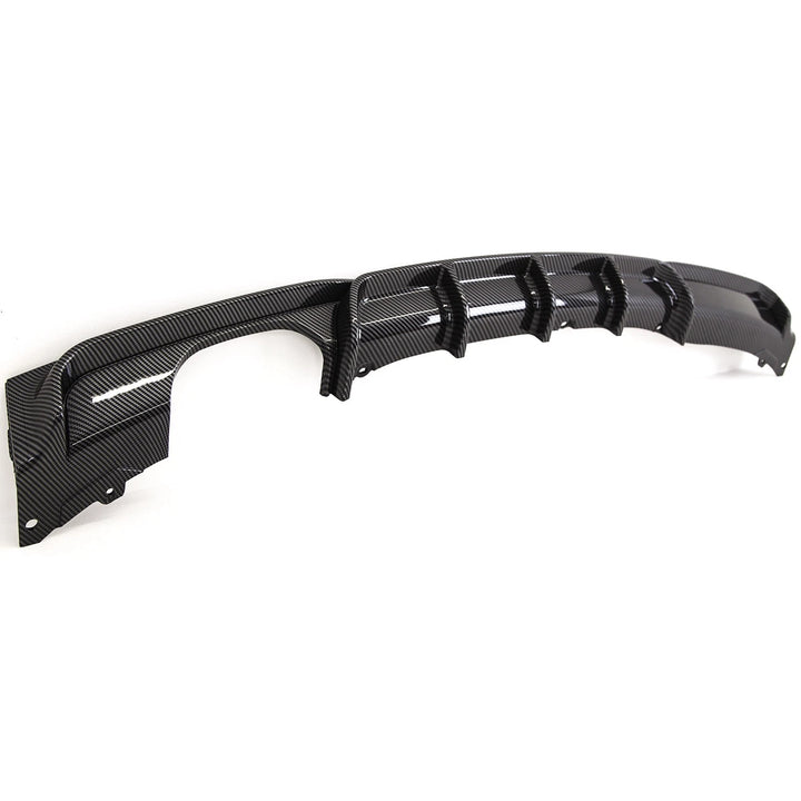 Carbon fibre look rear diffuser for BMW 3 Series F30 F31