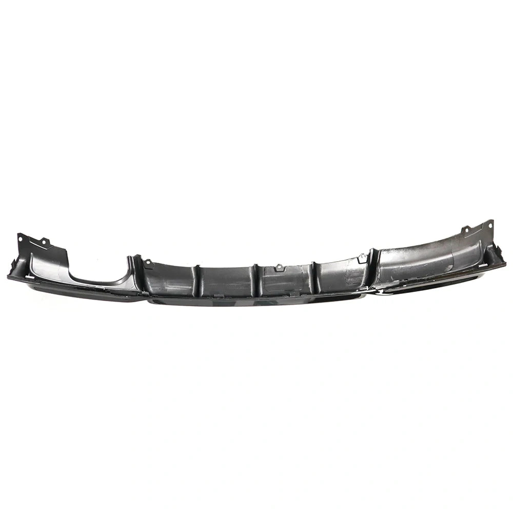 Gloss black ABS rear diffuser for BMW F30 LCI M Sport — top down