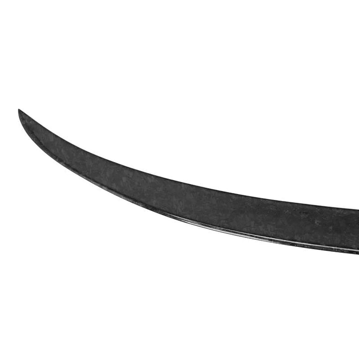 BMW F30 forged carbon fibre spoiler V2 close-up