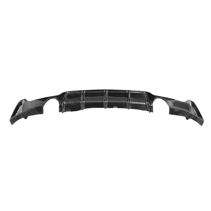 BMW 4 Series F32 F33 F36 M Sport carbon fibre rear diffuser V1 dual exhaust