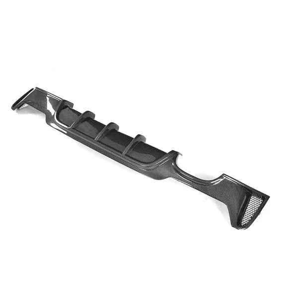 BMW F33 Convertible M Sport rear bumper carbon fibre detail V2