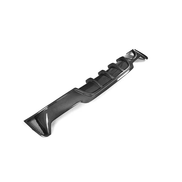 Genuine carbon fibre rear diffuser V2 for BMW 4 Series F32 F33 F36, twin left exit