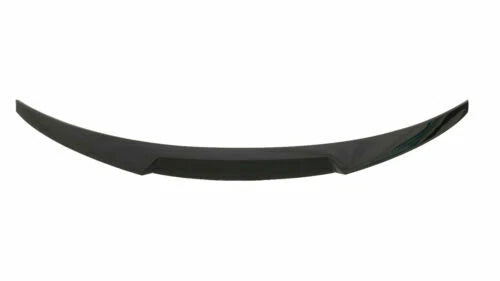 BMW F32 gloss black body kit V1 rear boot spoiler detail