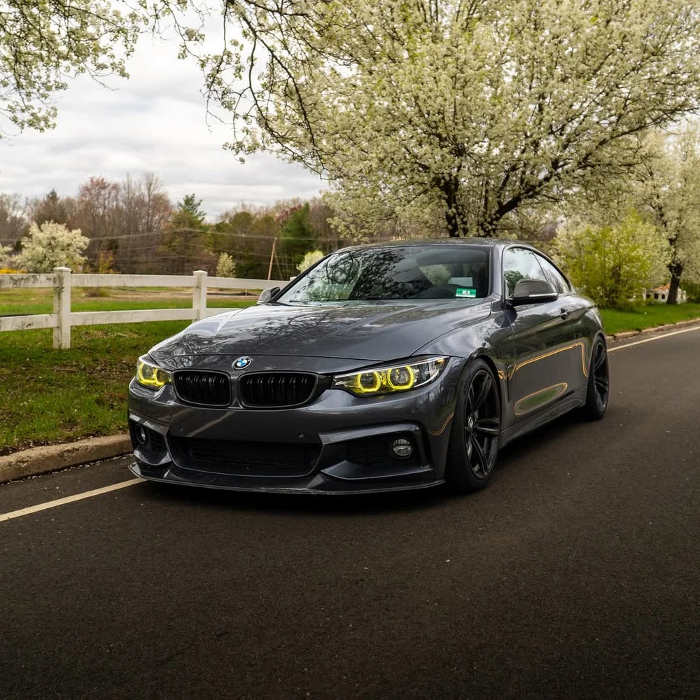 BMW 4 Series F32 F33 LCI yellow DRL adaptive LED module set