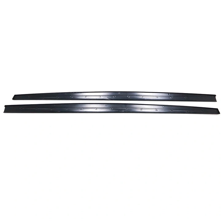 BMW F32 F33 F36 gloss black side skirts showing mounting detail