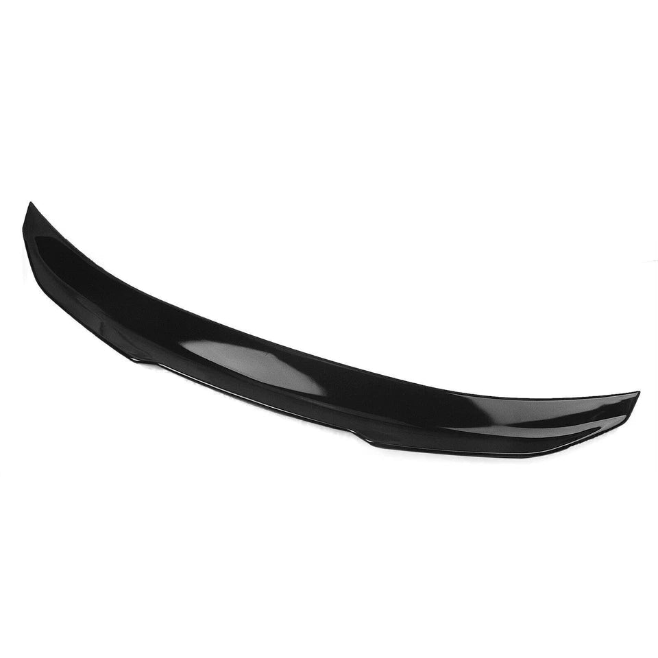 For the BMW F36 4 Series Gran Coupé — our gloss black rear spoiler (V1) adds a bold, sculpted finishing touch to the rear-end. The pronounced kick-up profile gives the bootlid a properly aggressive stance that stands out from the factory silhouette.

Precision-moulded to the F36&