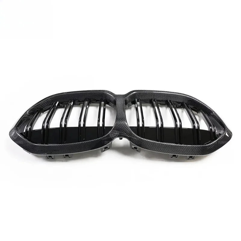 BMW 1 Series F40 grille close-up showing weave