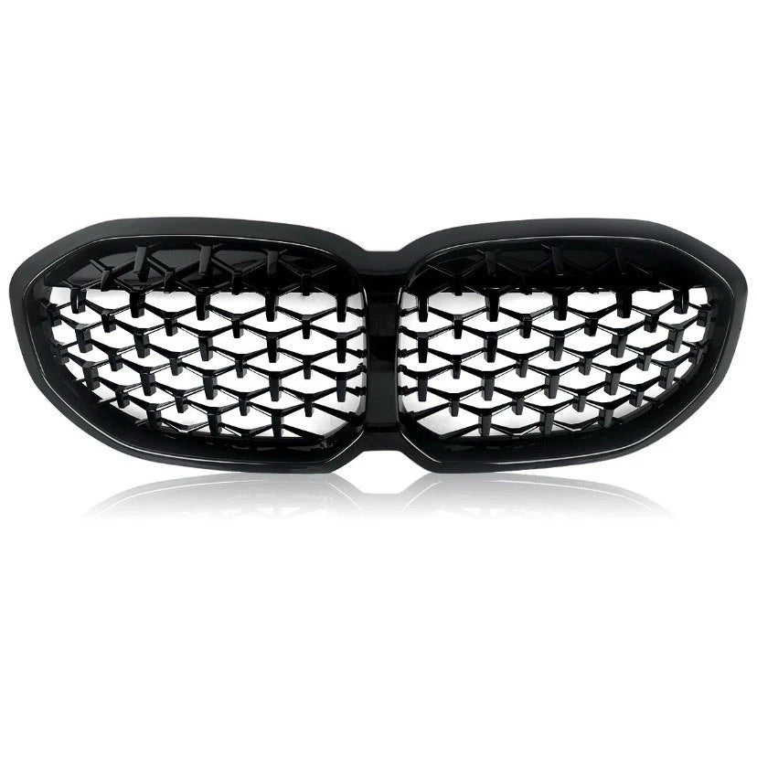 BMW F40 1 Series gloss black front kidney grille