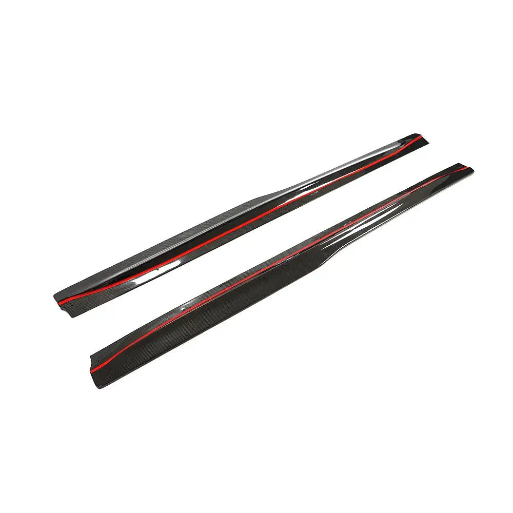 Genuine carbon fibre side skirts V1 for BMW M3 F80
