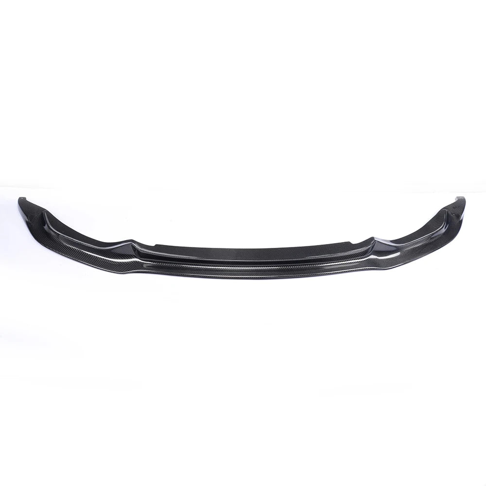 Carbon fibre front splitter V2 for BMW M3 F80 showing weave