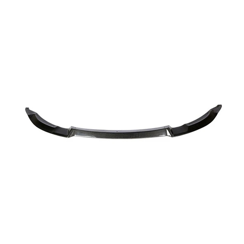 Carbon fibre front splitter V3 for BMW M3 F80 showing canard corners