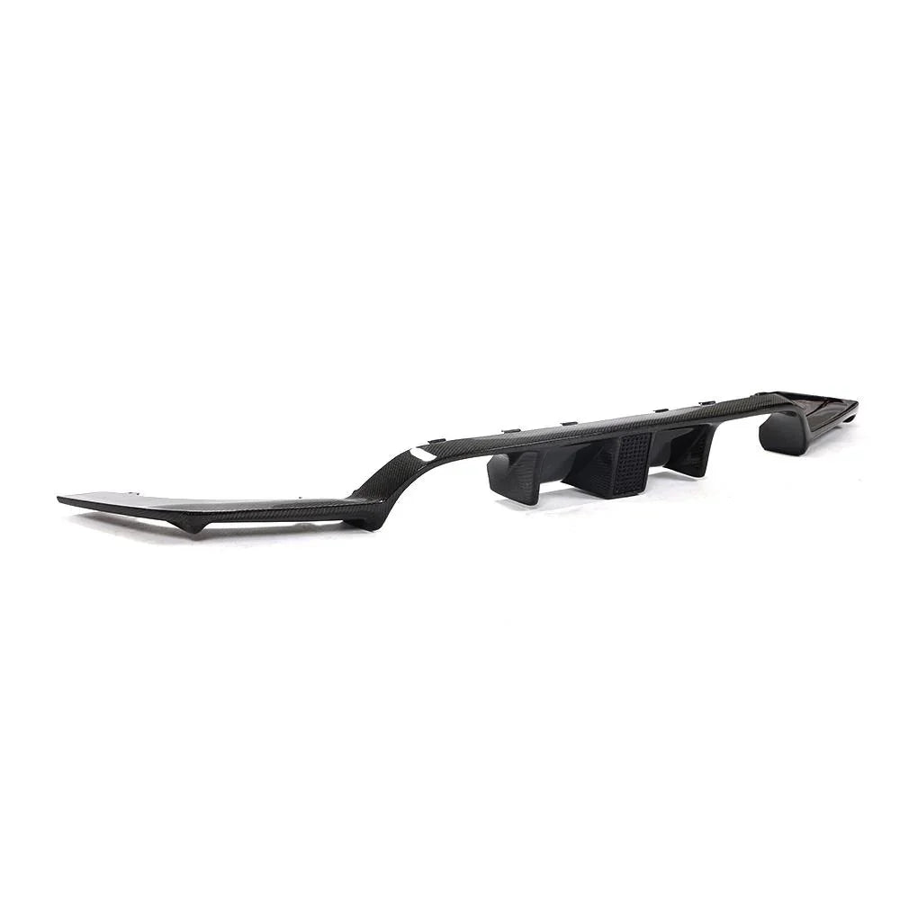 BMW M3 F80 M4 F82 F83 carbon fibre rear diffuser with central brake light V4