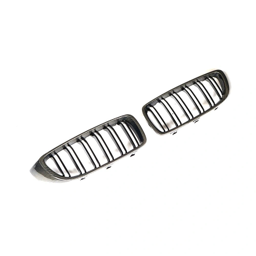 BMW M3 F80 M4 F82 F83 M2C carbon fibre kidney grilles pair