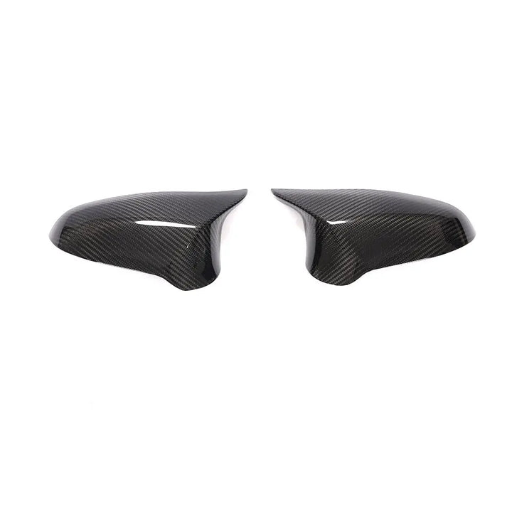 BMW M3 F80 M4 F82 F83 M2C F87 dry carbon fibre wing mirror covers pair LHD