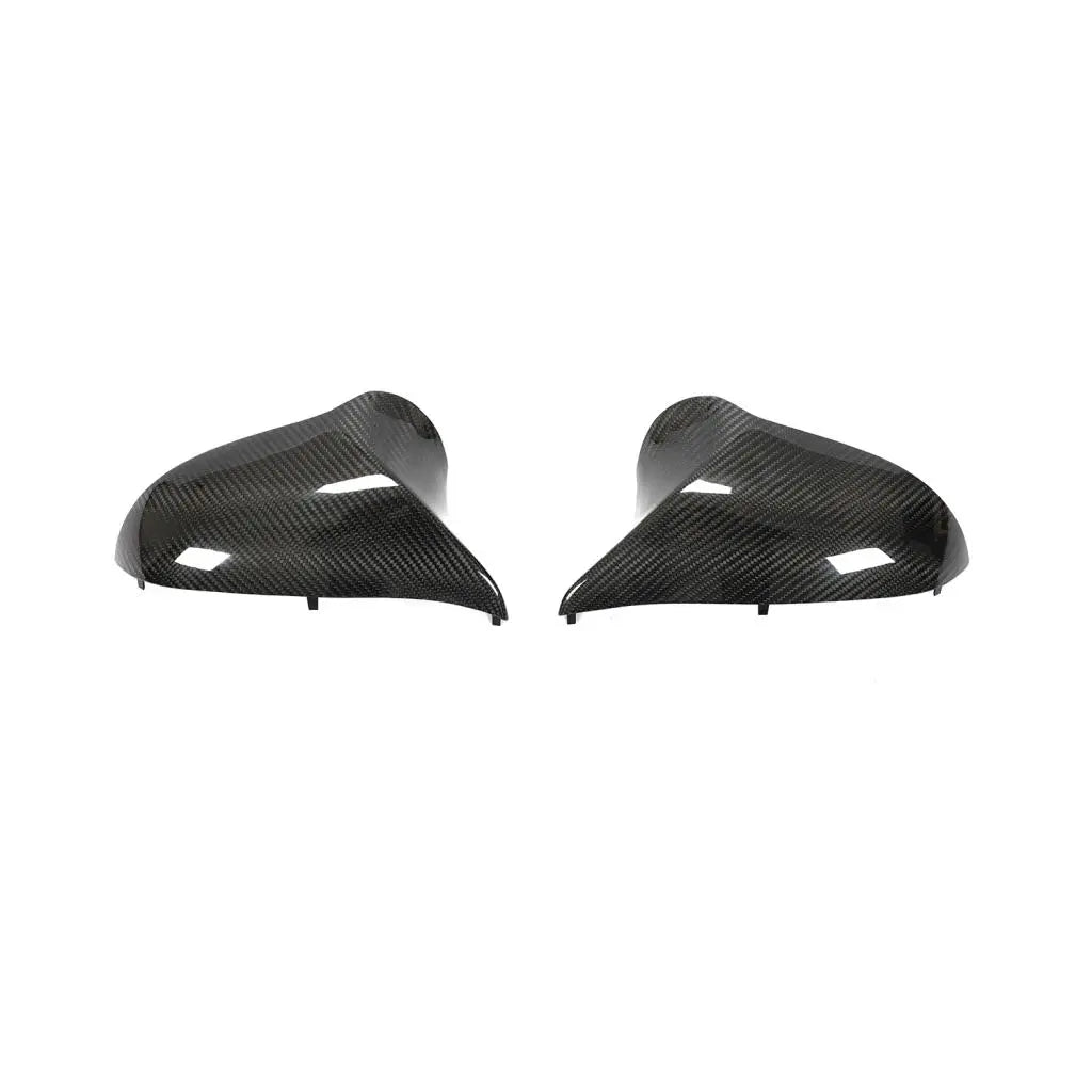 Genuine dry carbon fibre wing mirror covers for BMW M-series F-chassis front view