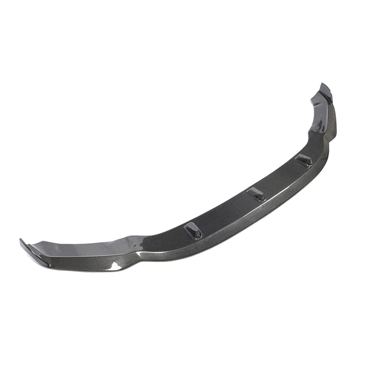 Carbon fibre front splitter for BMW X5M F85 showing weave