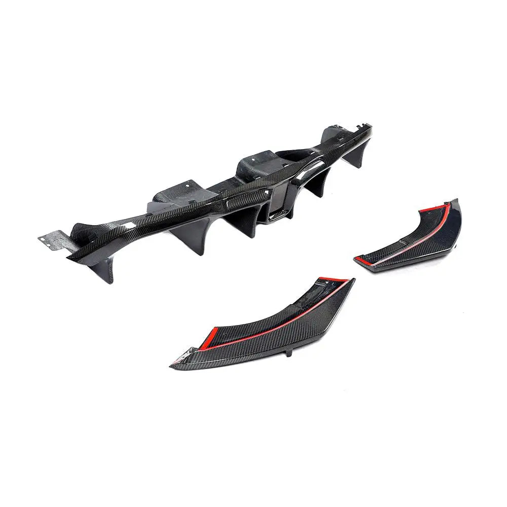 BMW M2 M2C F87 genuine carbon fibre rear diffuser V3