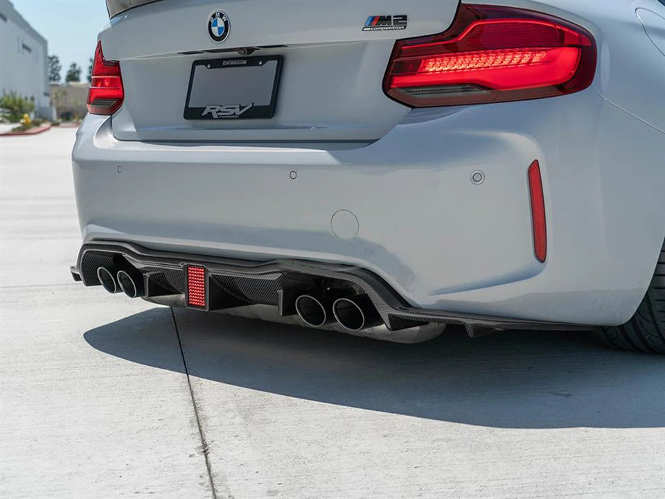 BMW M2/M2C F87 Carbon Fibre Rear Diffuser V5 (2016–2021)