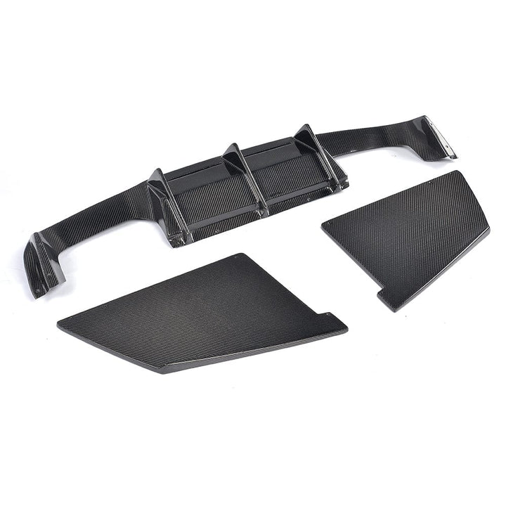 BMW M2 M2C F87 genuine carbon fibre rear diffuser V6