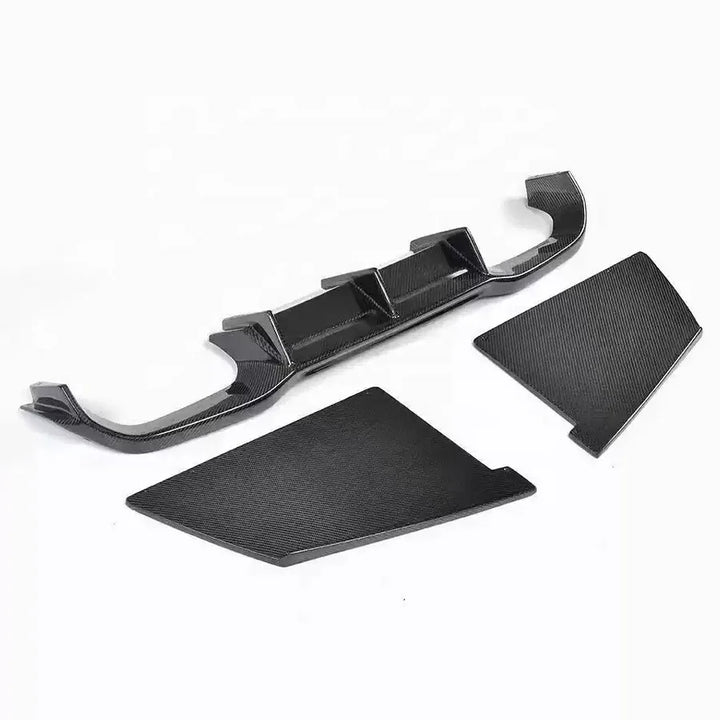 BMW M2 F87 rear diffuser V6 close-up